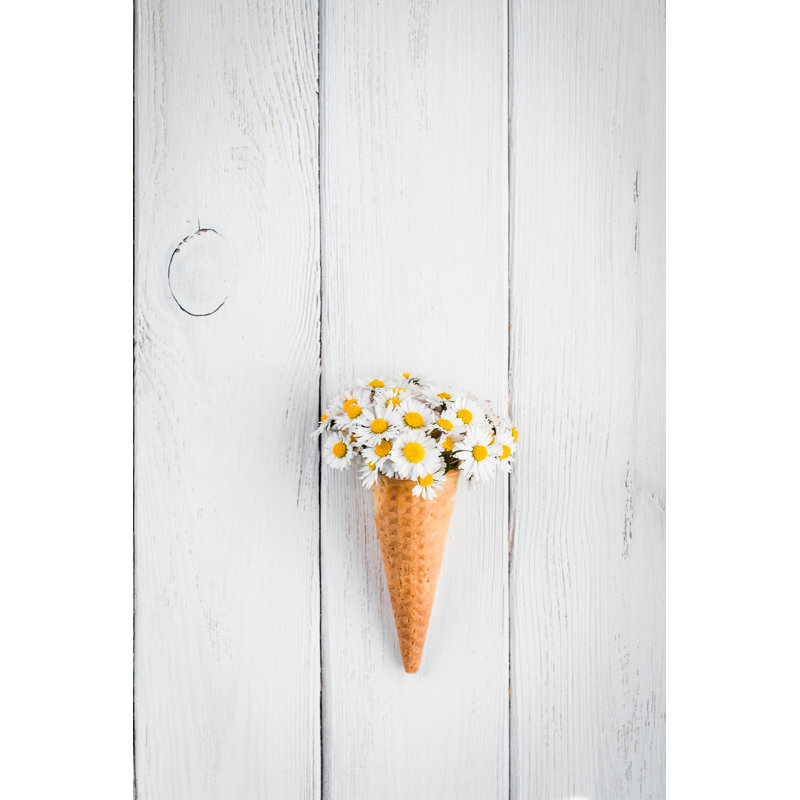 Daisy Flowers - Wrapped Canvas Print, 30cm H x 20cm W x 3.8cm D