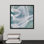 « blue aura i », peinture sur toile