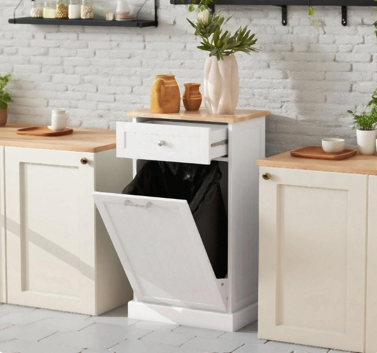 Armoire pour bac de cuisine dissimulée