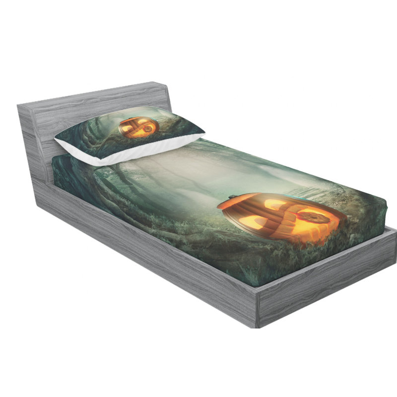 Microfiber Sheet Set, Twin Sheet Set with Fitted Sheet