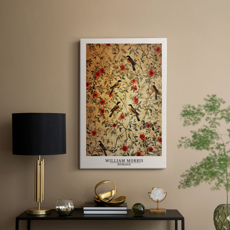 WM MORRIS Series CCXXVII -Gallery Wrapped Cavas, H 27 po x l 18 po