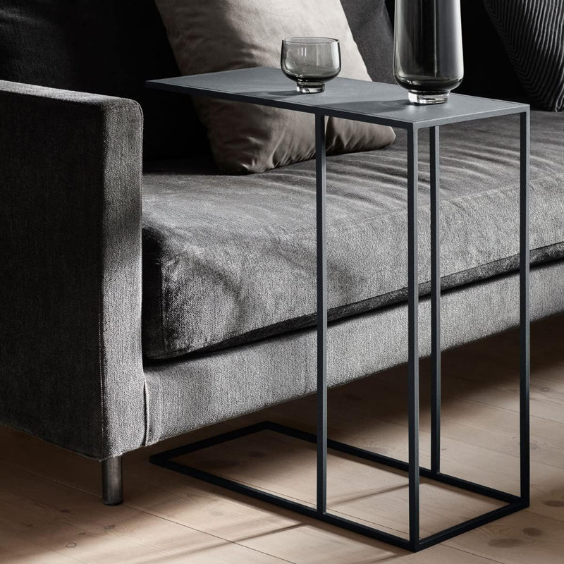 Fera Frame End Table, Black