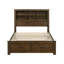 Lit California King pour chambre à coucher, en bois d'ingénierie rustique, chêne brossé-1666581392-1666581407