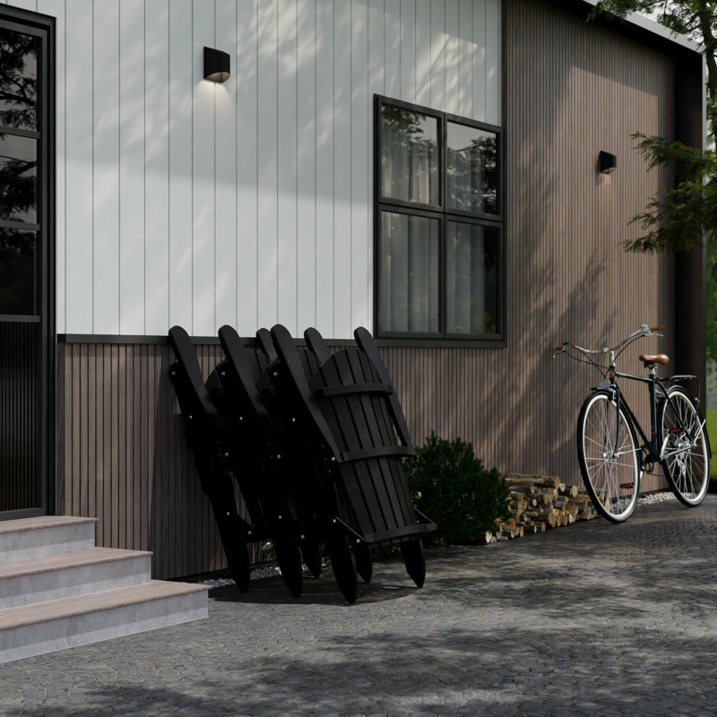 Chaise Adirondack pliante Heritage, Noir