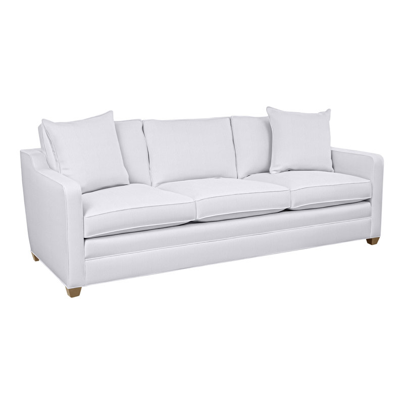 Stanton Upholstered 75.5'' Sleeper Sofa, Hampton, Navada Snow
