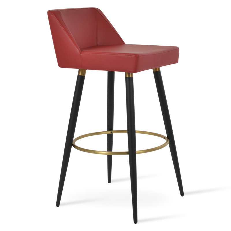 Tabouret de bar Prisma Ana en rouge