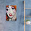 «Retro Pop Tears» par Loui Jover, art mural en verre acrylique-1389767564