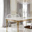 Dining Side Chiars Set Of 2 With Wooden Frame And Slat Back