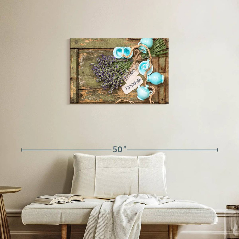 Harnek Rustic Lavender, 20" H x 30" W