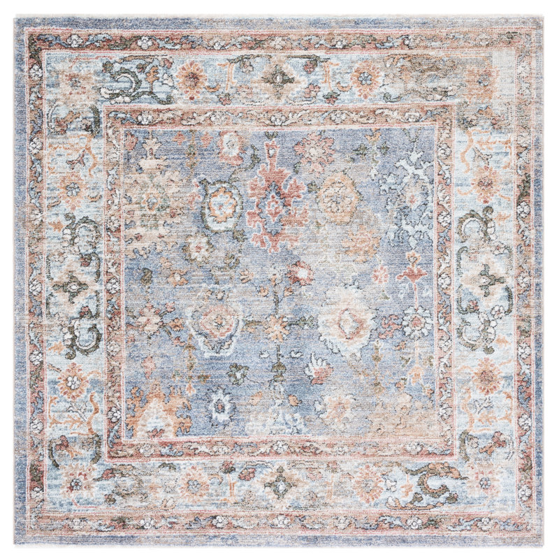 Jacomine Performance Oriental Rug, Square 5'3"