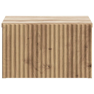33cm W Manufactured Wood Bedside Table