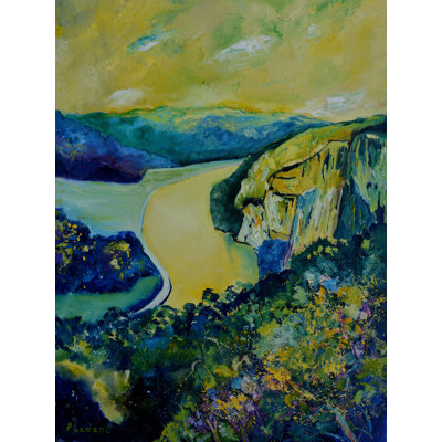 Yellow River Print by Pol Ledent