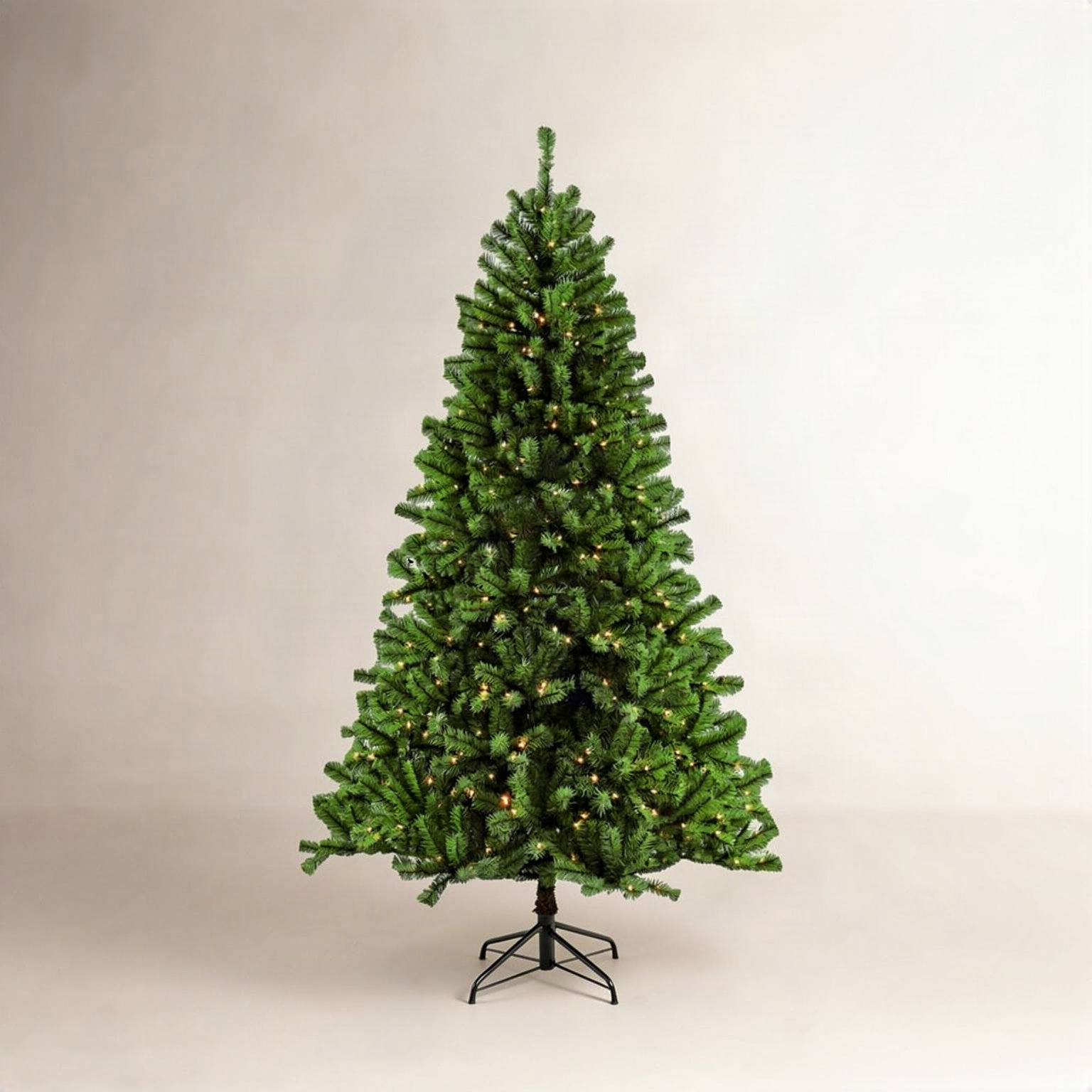 Lighted Artificial Christmas Tree, 9'