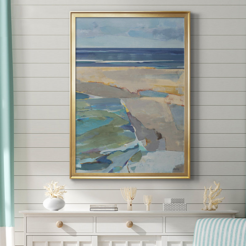 Toile encadrée de qualité supérieure - prêt à accrocher, H 26,5 po x l 36,5 po x P 1,5 po, Or