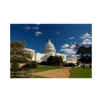 Capitol Building - Wrapped Canvas Print