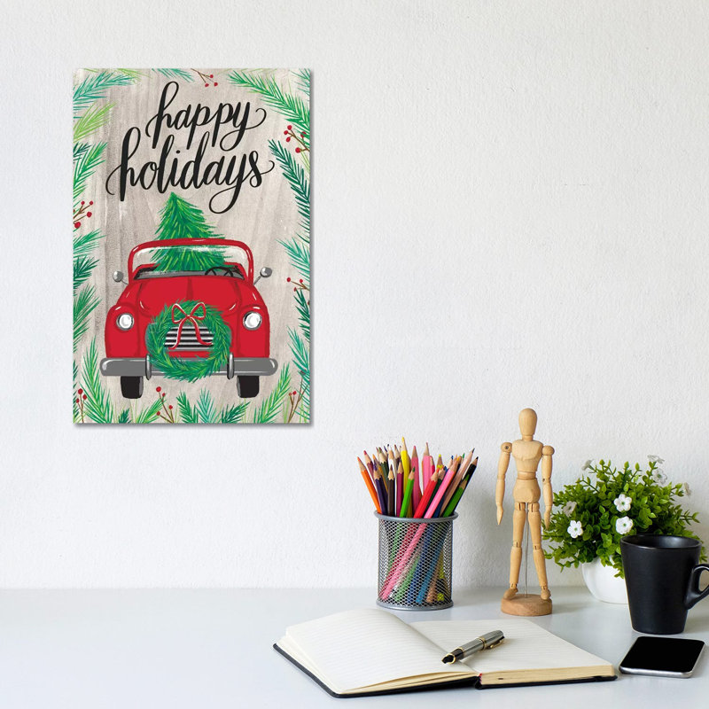 Christmas Farm I by Amanda Mcgee - Wrapped Canvas Print, 20.32 cm H x 30.48 cm W