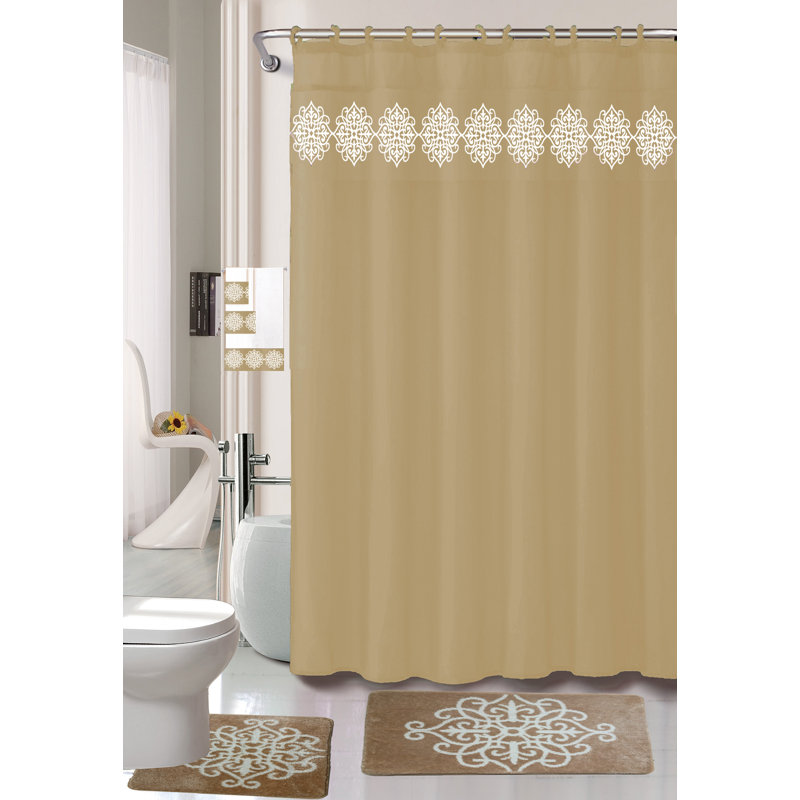 Ensemble de bain Preusser + crochets, Géant, Taupe