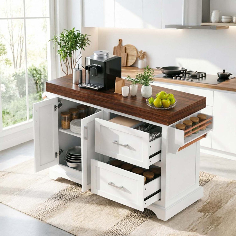 Îlot de cuisine, White