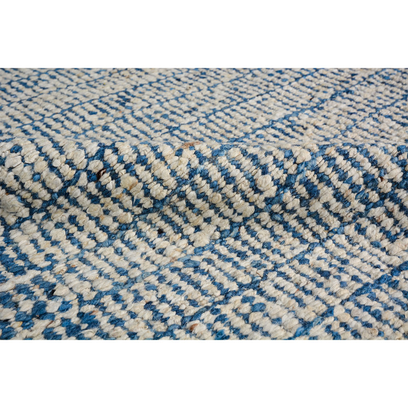 Wool Striped Area Rug, Rectangle 10' x 14'