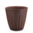 Crescent Garden Pleat Modern Round Pot Planter-606018348-606018355