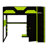 Wood Loft Bed With Desk, Multi Storage Shelves And USB-271513093