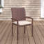 Chaise de patio empilable avec coussin Brochan-1723232948