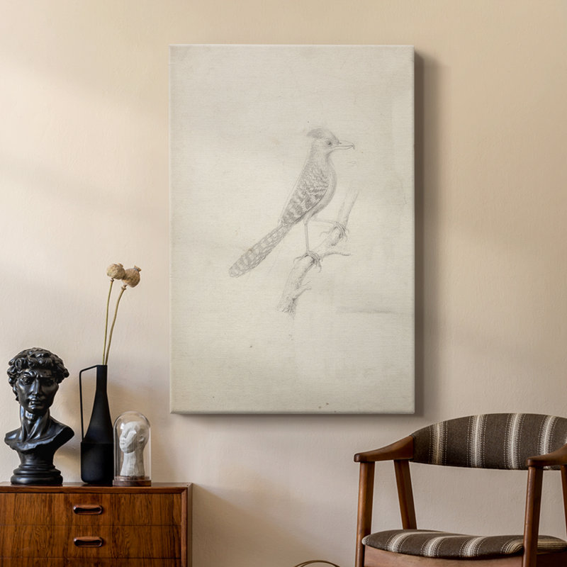 Croquis rétro XXII - galerie Cavas sur mesure, H 18 po x l 12 po