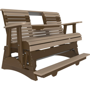 Banc d'extérieur coulissant en polywood
