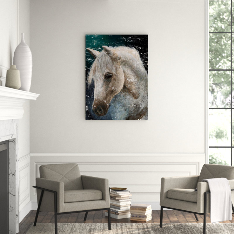 Horse Print by Sara Brown, Outdoor, 49" H x 36" W x 1.5" D