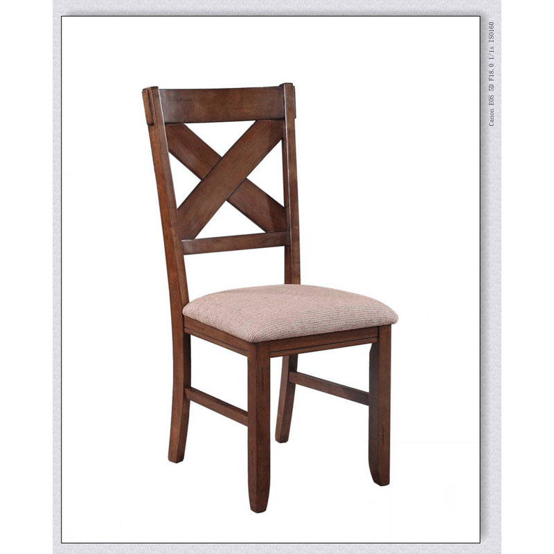 Ensemble de chaises rembourrées Raven, Marron foncé