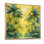 Jaune jaune vert palmiers Frond Dance III - palmiers et palmiers, art mural