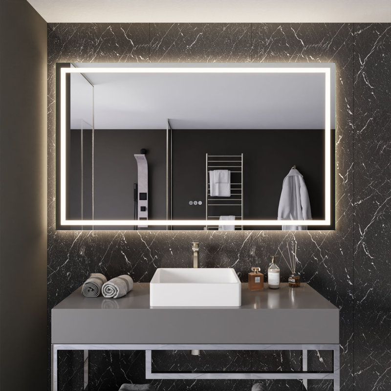 Miroir de salle de bain ANZZI, 36 po x 60 po