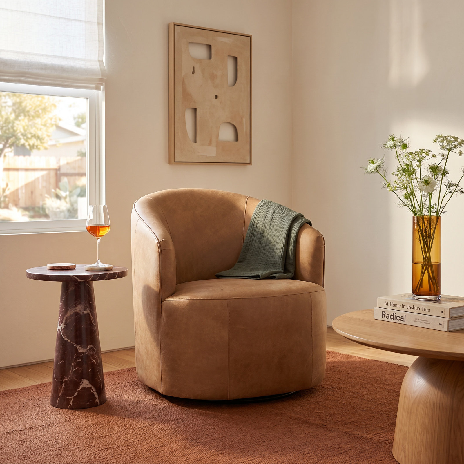 Deryn Swivel Barrel Chair