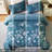 3 Pieces Soft Microfiber Lightweight Gradient Floral Quilt Set-122596215-122596217