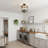 3-light Farmhouse Black Semi Flush Mount-562026225
