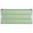 Planter Green Steel 39.37 x 15.75 x 17.72 in Rectangular Outdoor Flower Planter-1712784198-1712784202