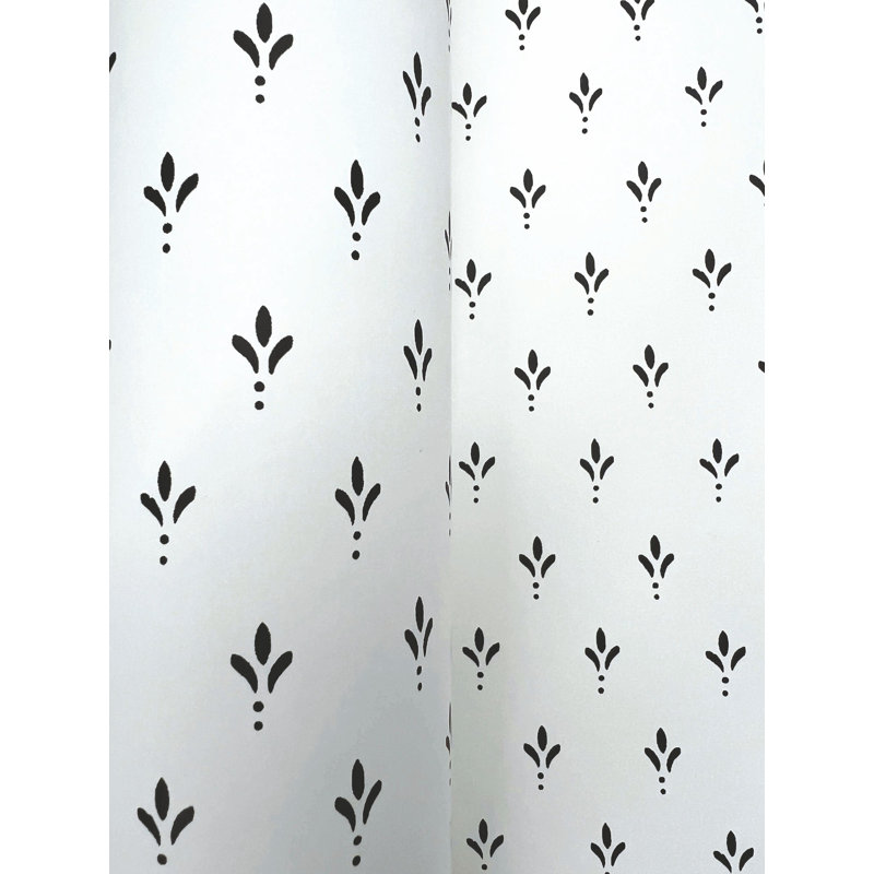 Papier peint charme, Noir / blanc
