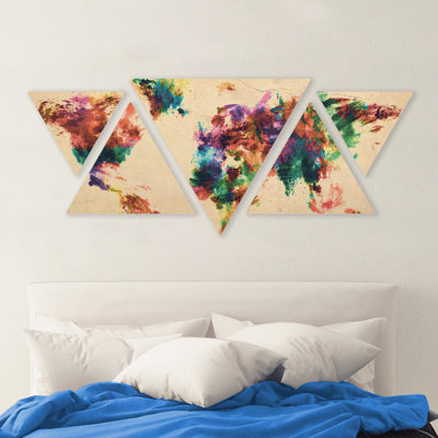 Mappa Pittura - 5 Piece Painting on MDF