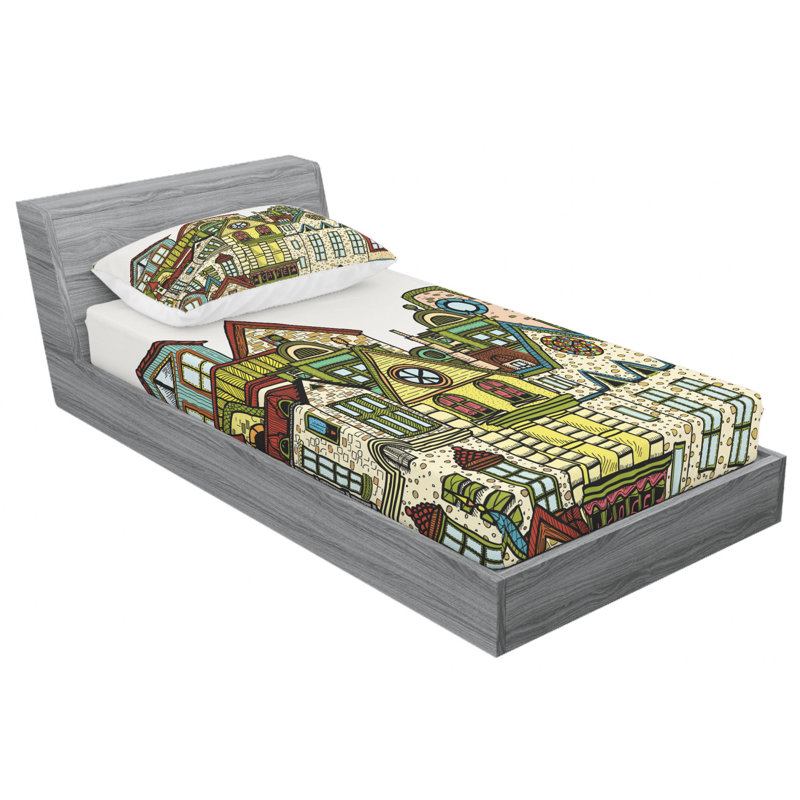 Microfiber Sheet Set, Twin XL Sheet Set with Fitted Sheet