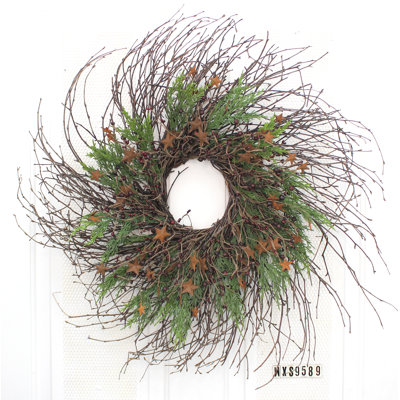 Couronne de soie 19 po