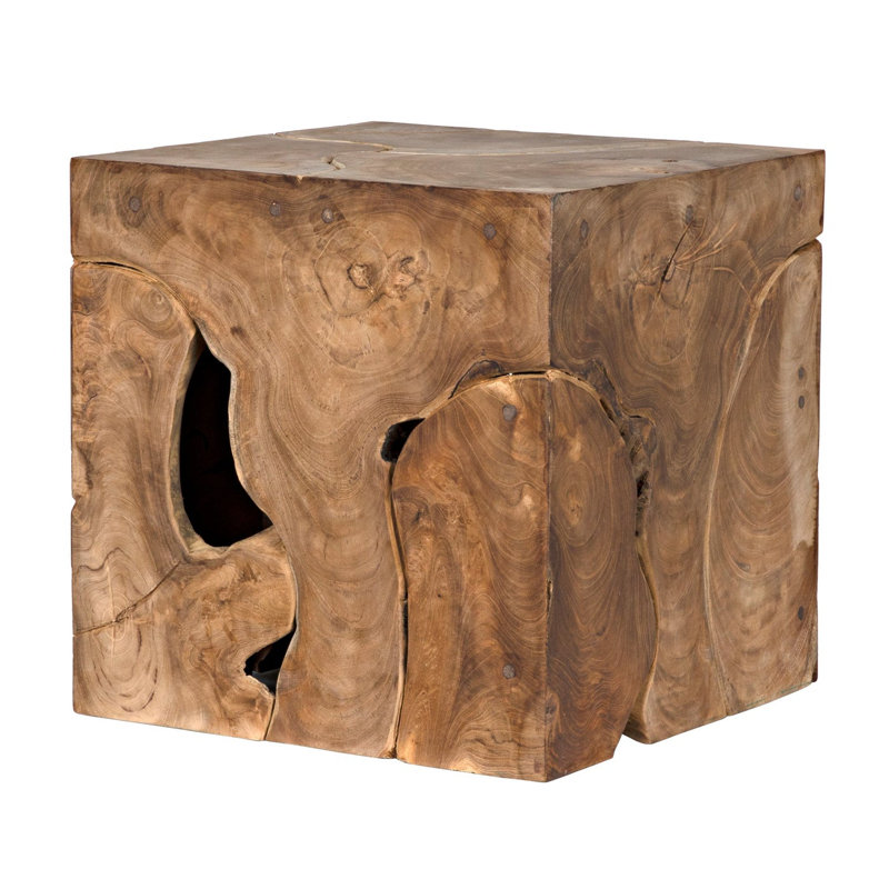 Vert Solid Wood End Table