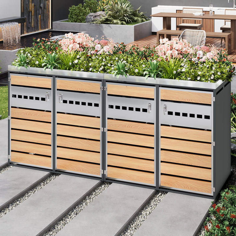 Metal Double Bin Store