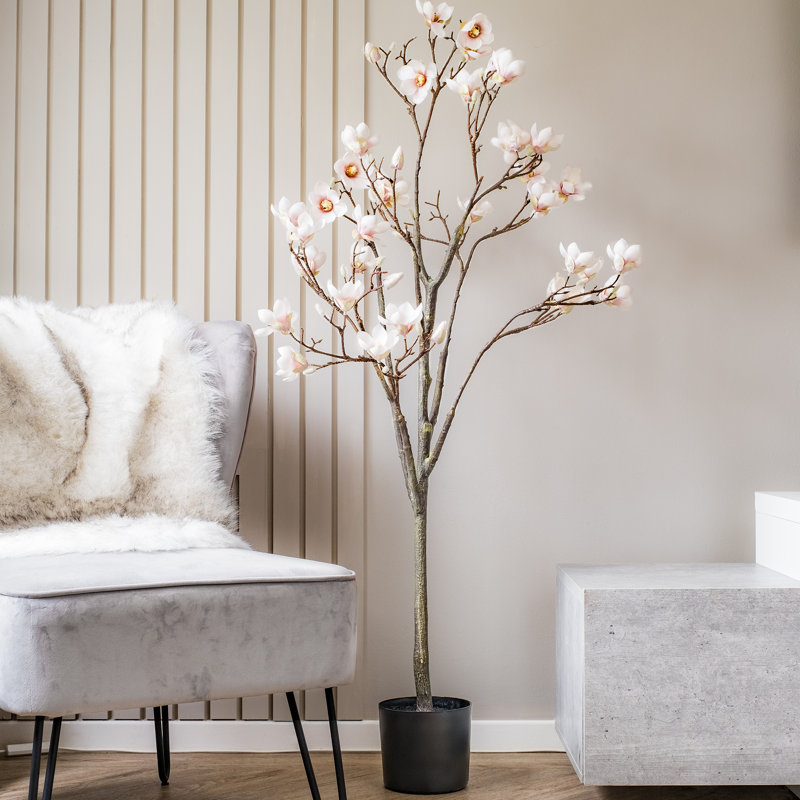 146cm Faux Magnolia Tree in Pot