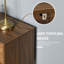Hopkint 48cm W Manufactured Wood Bedside Table