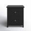 Isenbert 21.9" 2 Drawer Nightstand-405856733