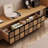 Design color sensing block solid wood TV cabinet