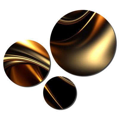 Abstract Wall Decor on Metal