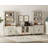 Sideboard Cabinet With Bar Hutch, Buffet Cabinet With 2 Drawers, 3 Tier Shelves And 4 Wood Doors