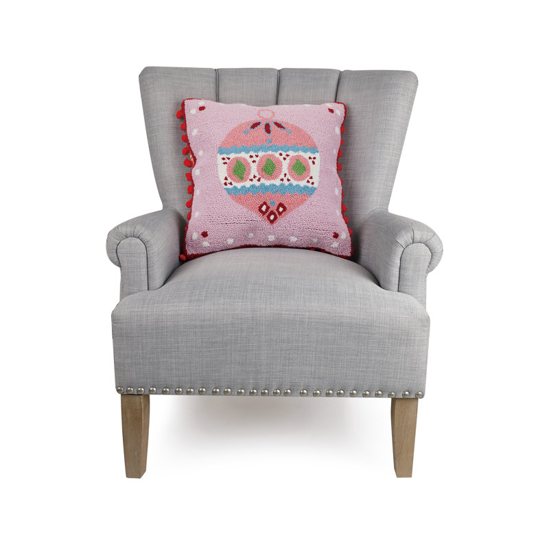 Reversible Throw Pillow, Pink