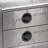 Aluminum 2-Drawer End Table